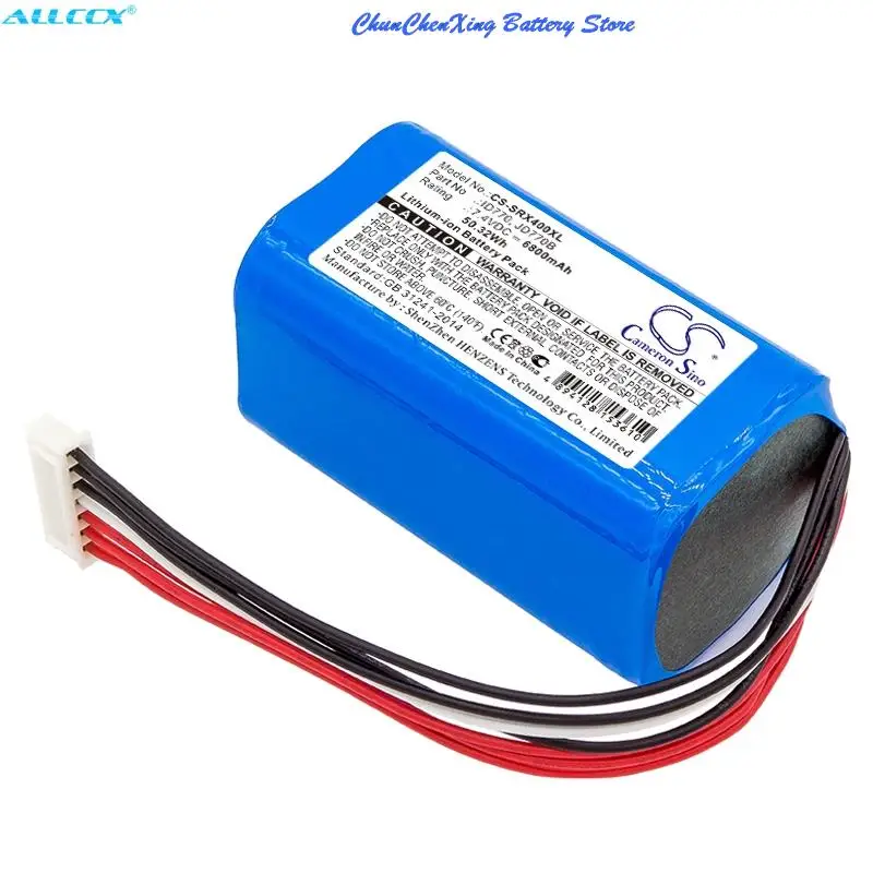 6800mAh Battery ID770, JD770B for Sony SRS-XB40, SRS-XB41, SRSXB40, SRSXB41