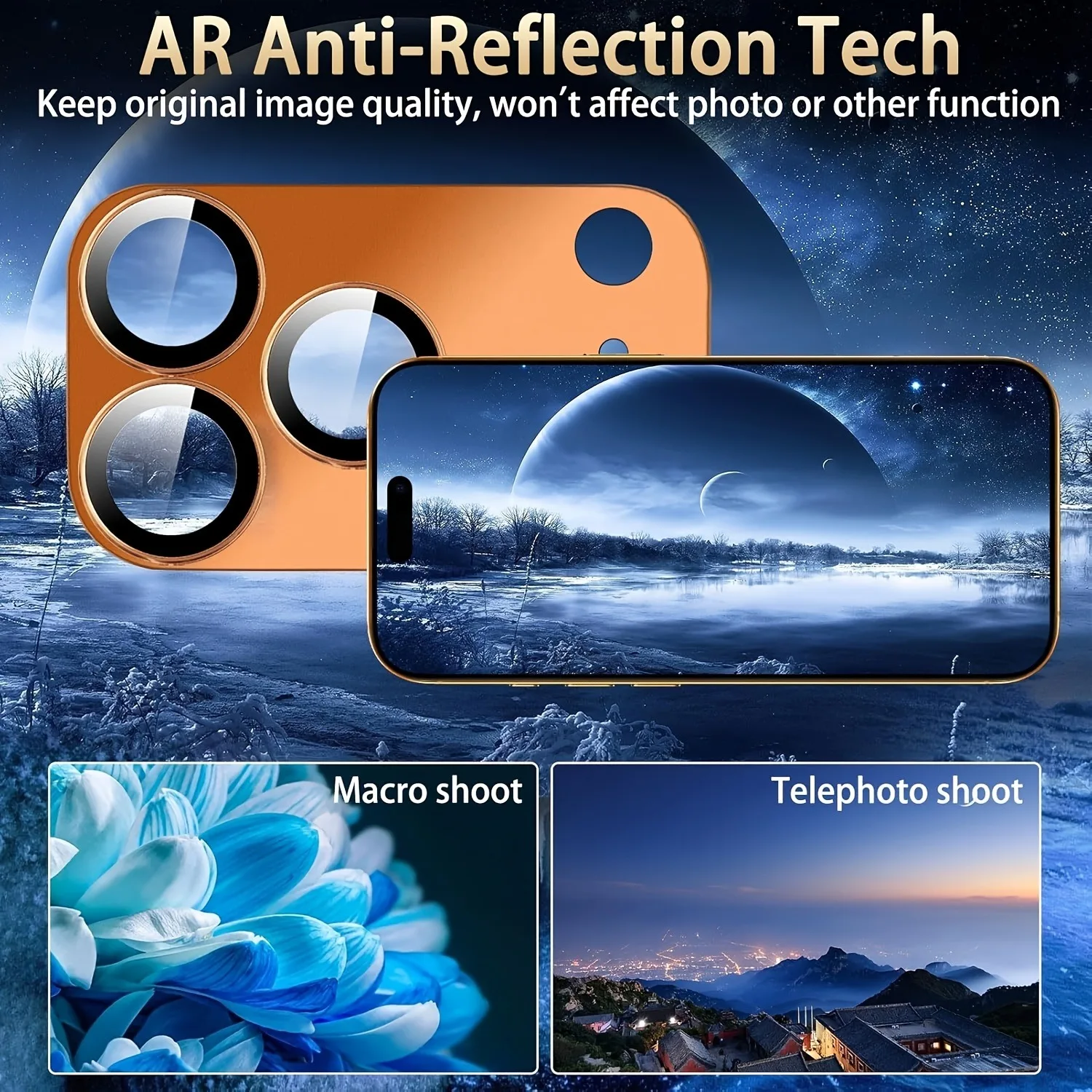 Original Color Camera Protector Suitable for iPhone 17 Pro Max Tempered Glass Lens Protector for iPhone 17 Air 17 Pro Lens Glass