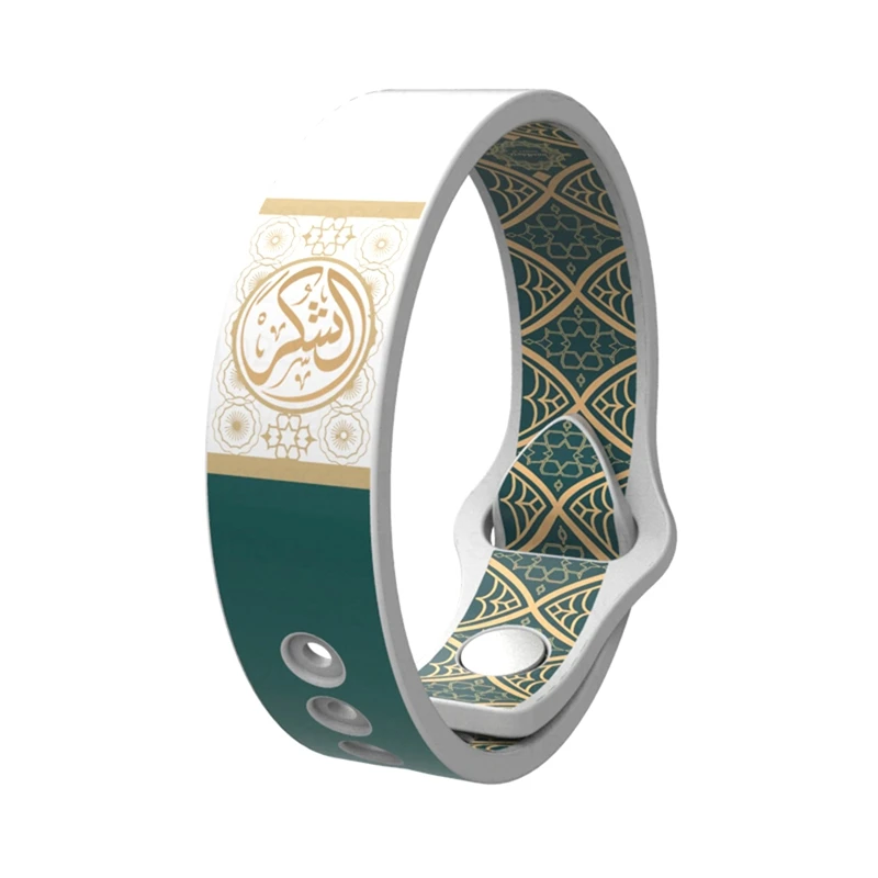 NFC Smart Bracelet Full Quran Learning Feature Ayah Band Muslim Prayer Wristband Islamic Gift Waterproof A