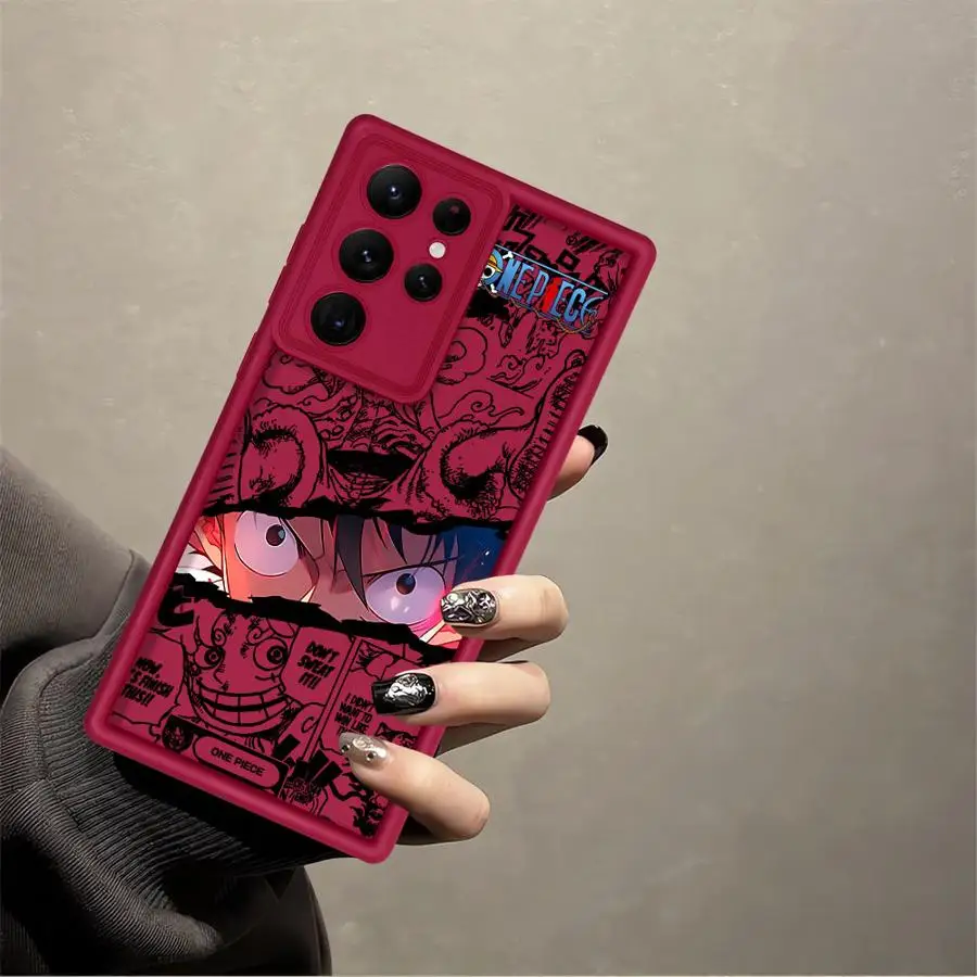 Phone Cover Case for Samsung Galaxy S26 S25 S23 S20 FE S22 Plus Note 20 Ultra S24 ultra S21 Cool Anime Ones Pieces