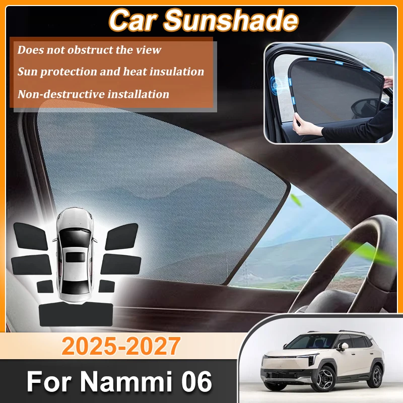 

Солнцезащитный козырек для автомобиля Nammi 06 Dongfeng 2025 2026 2027, на рамку лобового стекла, с защитой от УФ-лучей, автомобильные аксессуары
