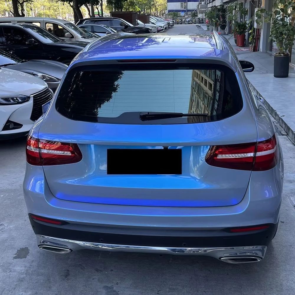 WRAPMASTER Magic Candy Grey to Blue TPU Fixable Self-repairing Colorful PPF Paint Protect Film