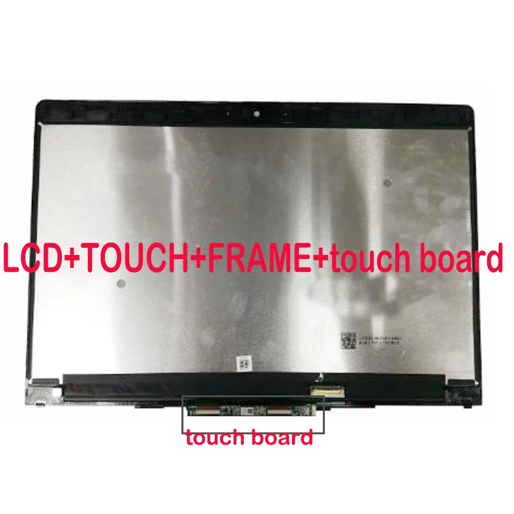 Tested Original 13.3" inch FHD 1920*1080 LCD For HP Elitebook x360 830 G6 LCD Display Touch Screen Digitizer Assembly Frame