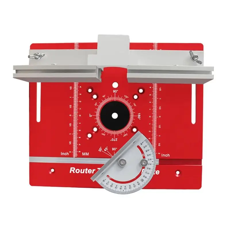 Insert Plate Set For Router Table, For Woodworking Slotting Trimming Chamfering Table For Router Lift Included