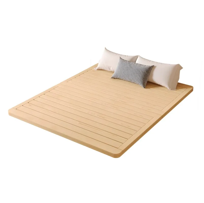 #Pine waist hard bed board foldable double board solid wood row skeleton hard board mattress soft bed hardening artifact