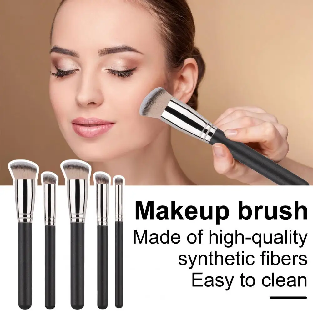 

2 3Pcs Makeup Brush Soft Bristles Fluffy Loose Powder Eye Shadow Contour Cream Blush Brush Women Makeup Tools