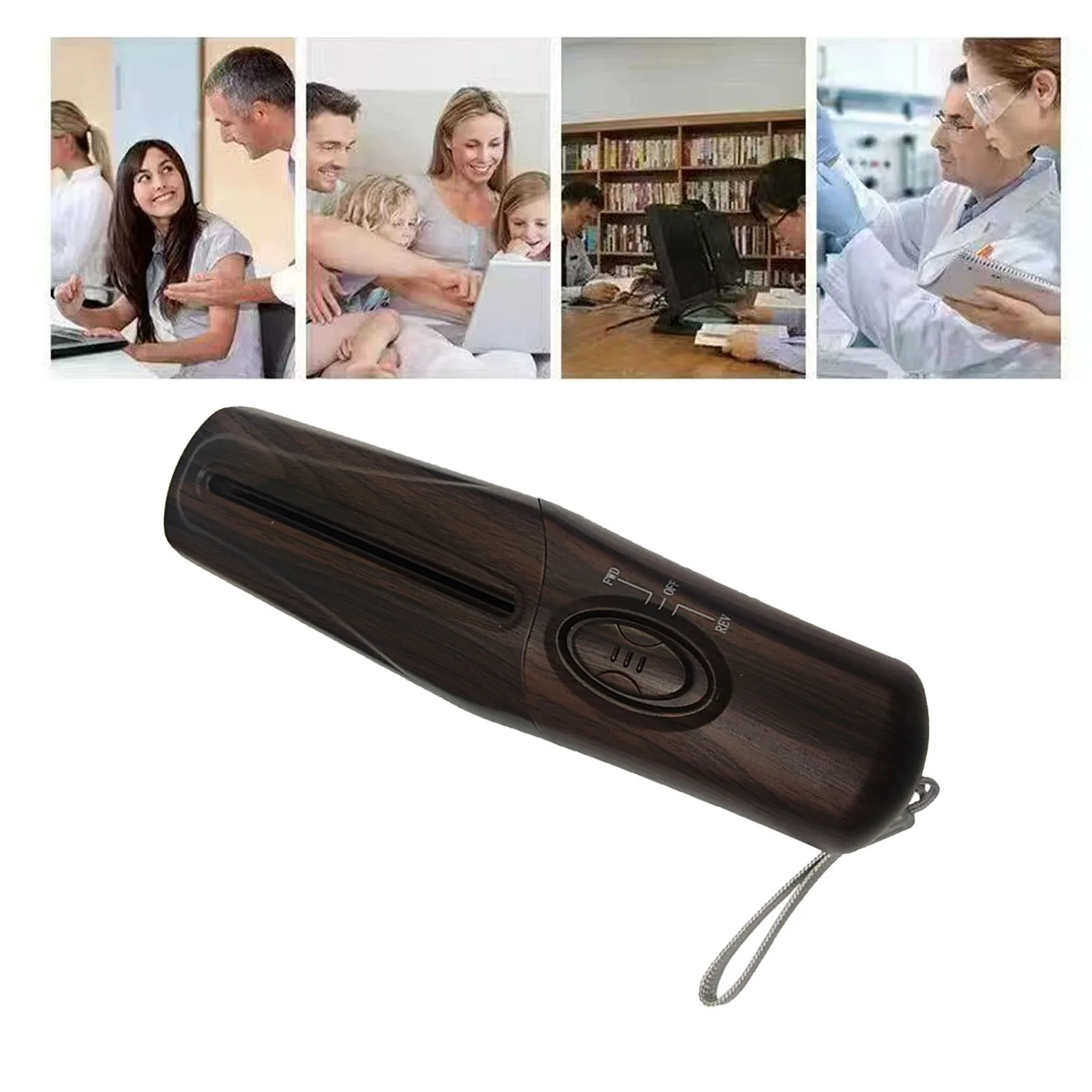 ماكينة تقطيع الورق الكهربائية الصغيرة USB المحمولة ماكينة تقطيع الورق الصغيرة USB متعددة الوظائف للفواتير المنزلية المكتبية #2