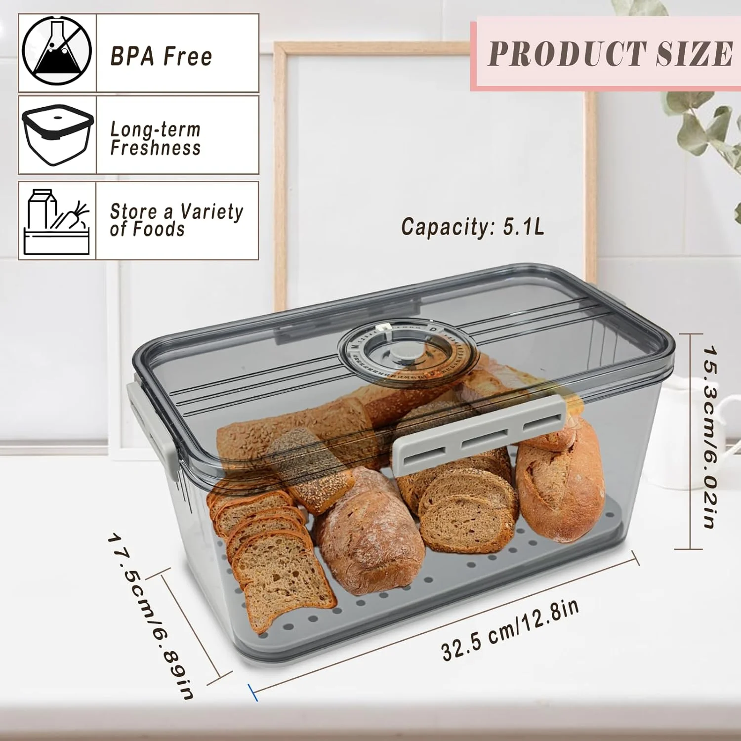 Bread Box With Time…