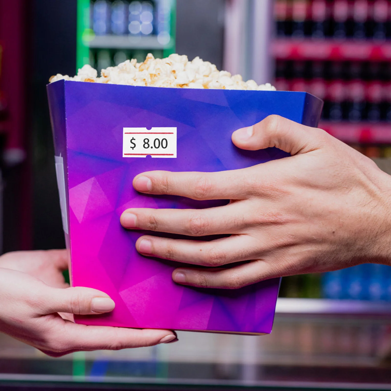 10 لفات من ورق ملصقات الأسعار ملصق ذاتي اللصق لمتجر البيع بالتجزئة علامات السوبر ماركت ملصقات الأسعار للشركات الصغيرة #5