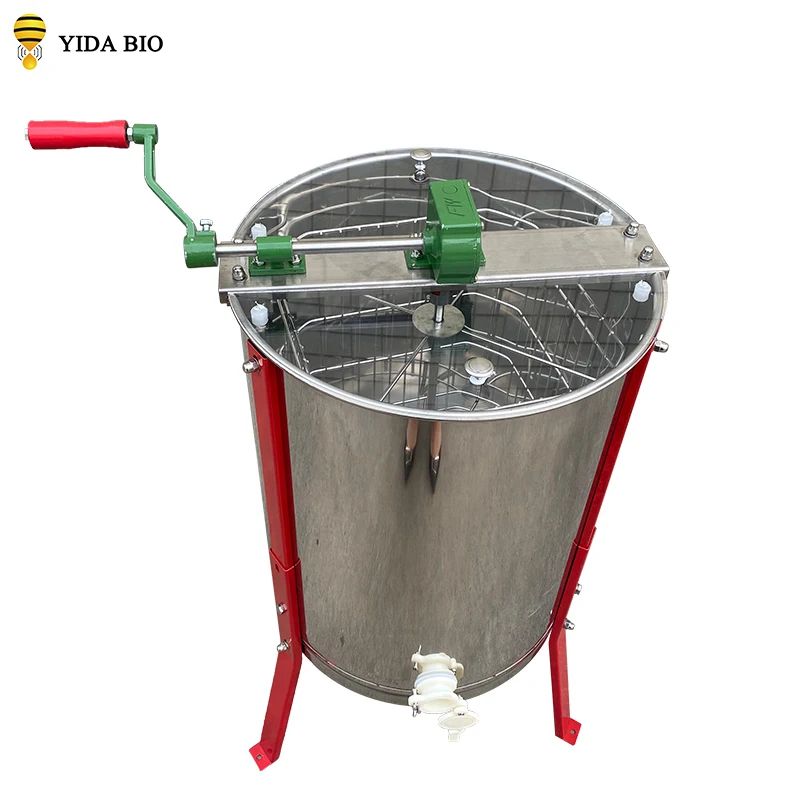 Hot Sale High Quality Manual Honey Extractor With Strong Braking Component Beekeeping Equipment