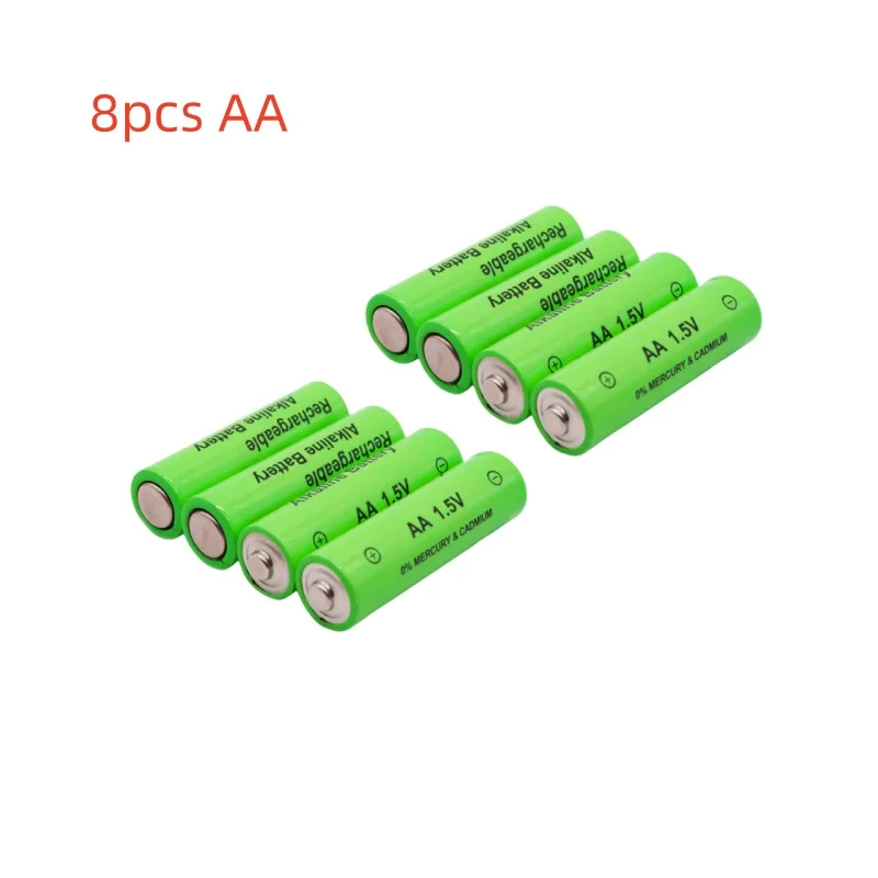 8PCS AAA Battery 1.5V AA Batteries 3000mAh Alkaline Battery for Remote Control Mouse Computers Toy Clocks