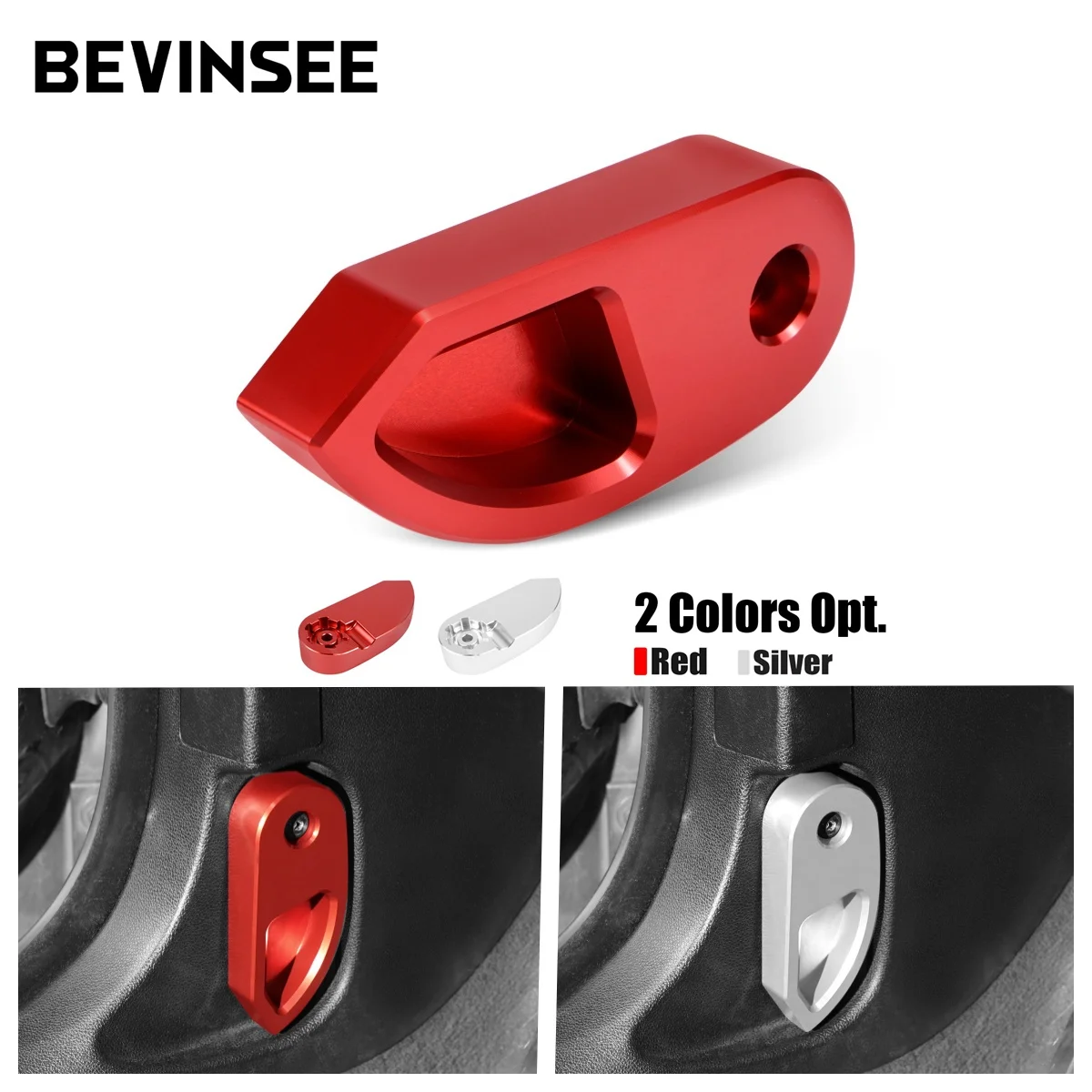 

BEVINSEE Engine Hood Release Lever Handle Bracket for BMW E92 E90 E91 E93 E81 E82 E87 E88 F06 F12 F13 X1 E84 51237058117