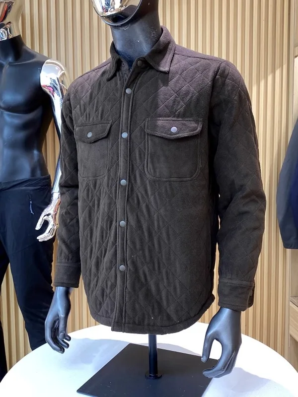 جودة عالية Fce الرجال القطن Jaet مبطن مزيج القطن الدافئة Faionable الياقة الخريف الشتاء تنوعا الشباب العصرية