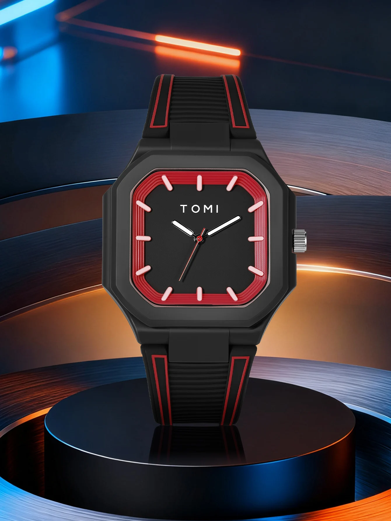 Men's Trend Quartz Watch, Casual Style