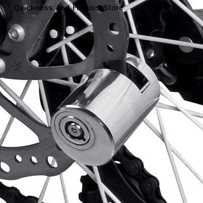 1Pcs Alloy Steel Mini Disc Brake Lock With Keyless Locking And Anti Pry Feature Perfect For Bicycles Electric Bikes Motorcycles
