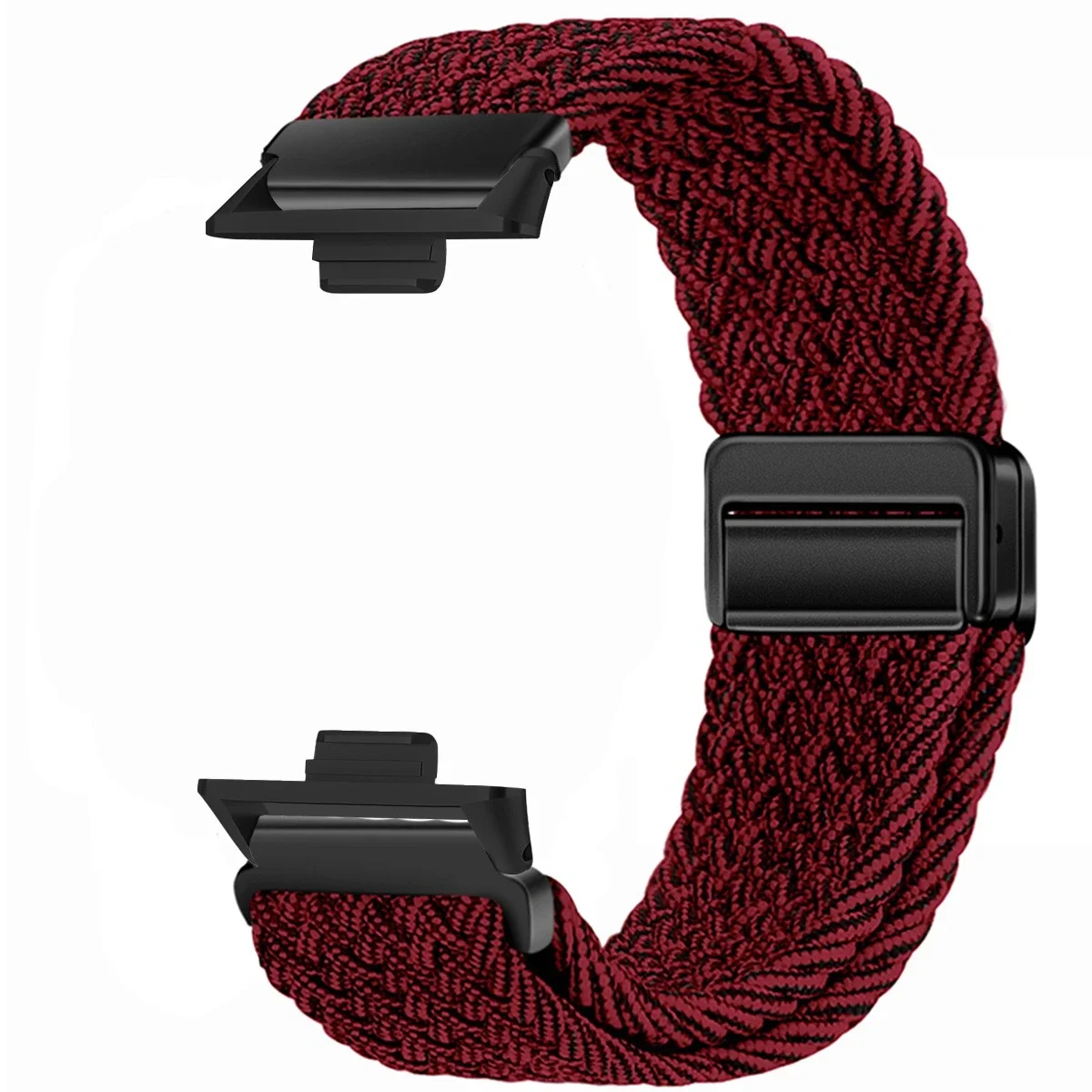 Magnetisches geflochtenes Nylon-Schlaufenband für Xiaomi Redmi Watch 4, 5, verstellbares Sport-Ersatz-Correa-Armband, Mi Band 9 8 Pro
