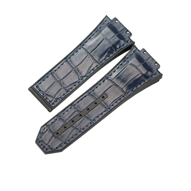 PARA HUBLOT BIG BANG SERIES, correia de relógio de borracha FKM