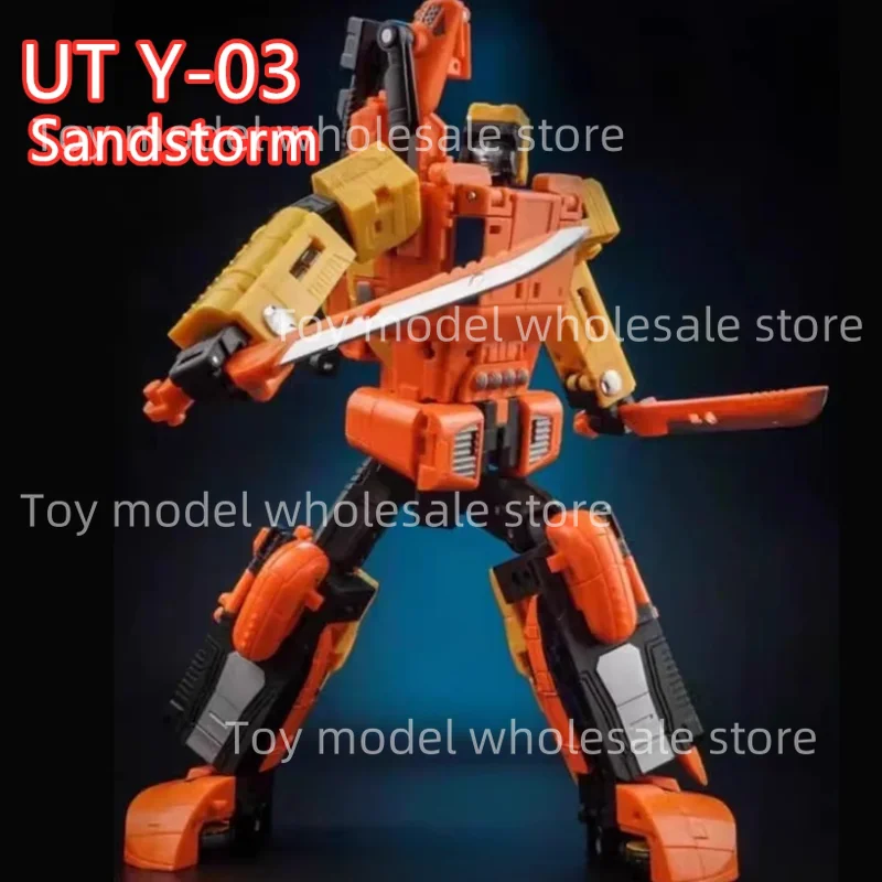 [IN VOORRAAD] Transformatie Uniek Speelgoed UT Y-03 Y03 Sandstorm Sworder Action Figure Met Doos