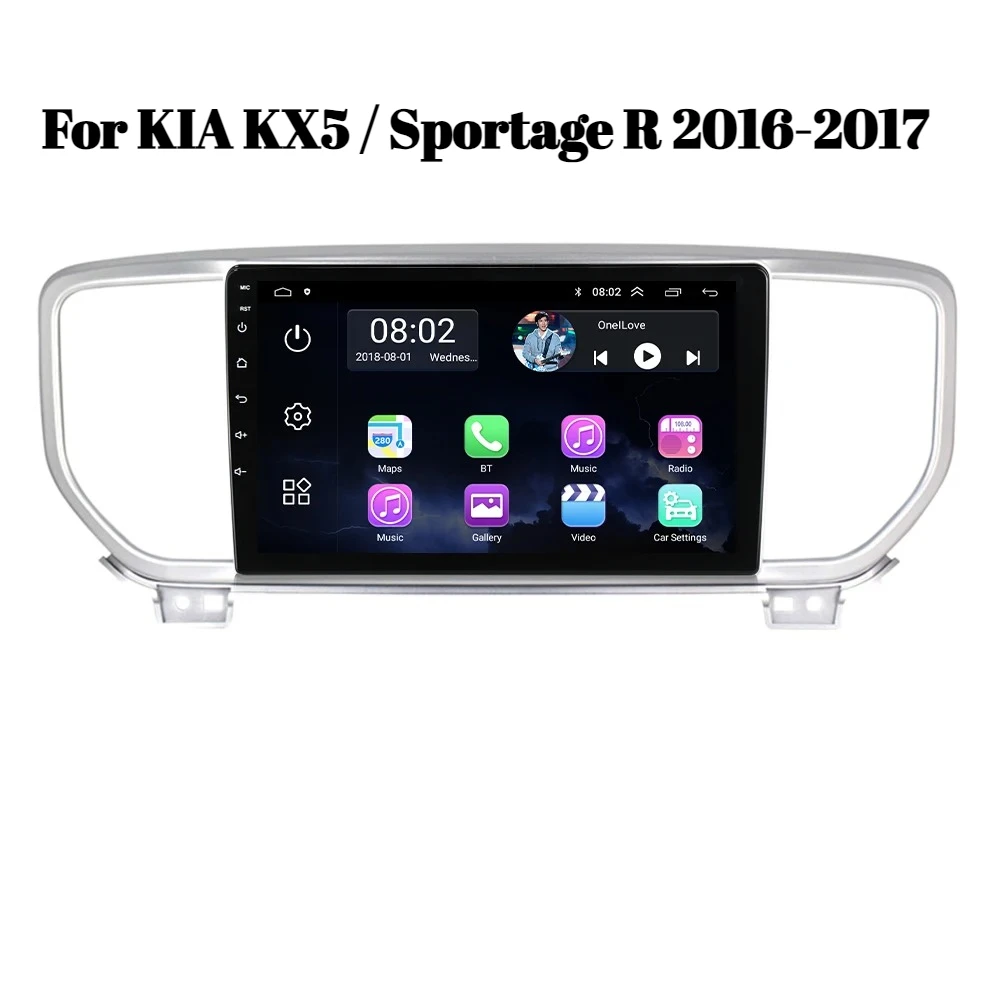 

9-дюймовый автомобильный DVD-приемник для KIA KX5/Sportage R 2016-2017 | Двойная рамка адаптера для аудиофиксации DIN