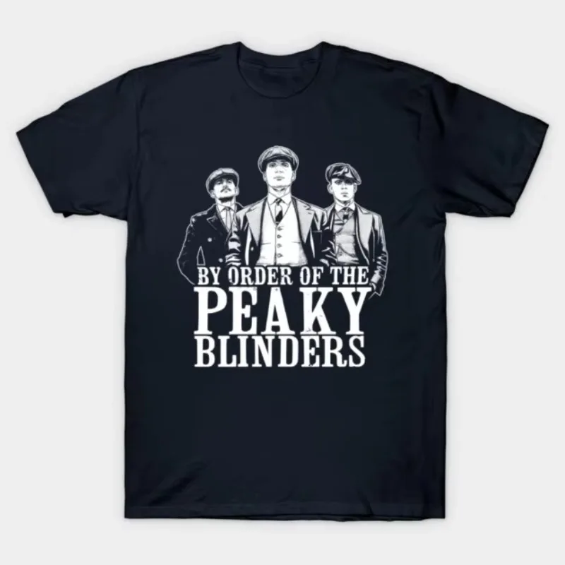 Peaky Blinders - Gangster Family Graphic Men's T-Shirt Men's Clothing Cotton Short Sleeve Y2k Popular Fashion Tee 2026 Summer