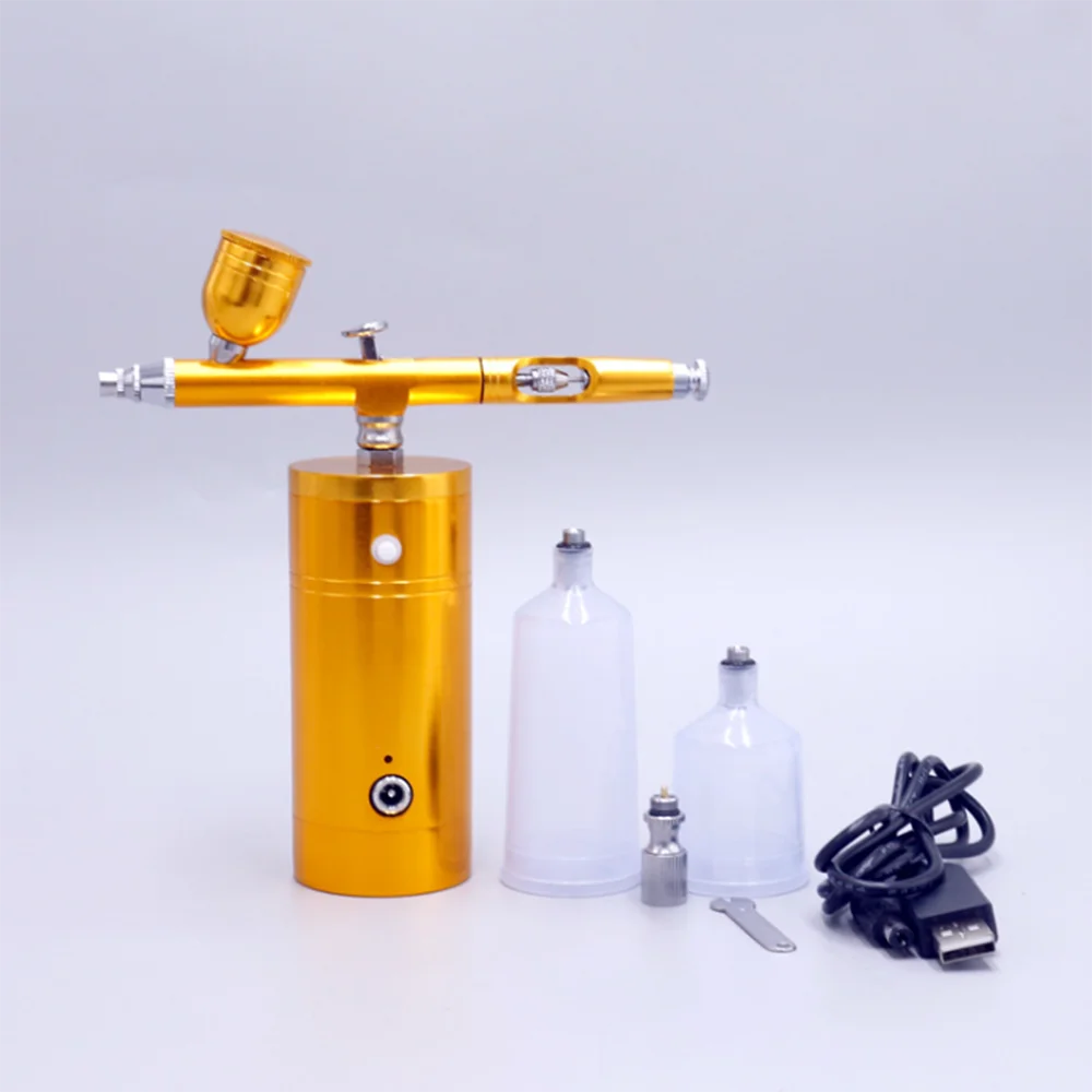 スプレーガンキット ミニアクション エアブラシコンプレッサー エアブラシ塗装 クラフト アート モデル塗装 ホビー