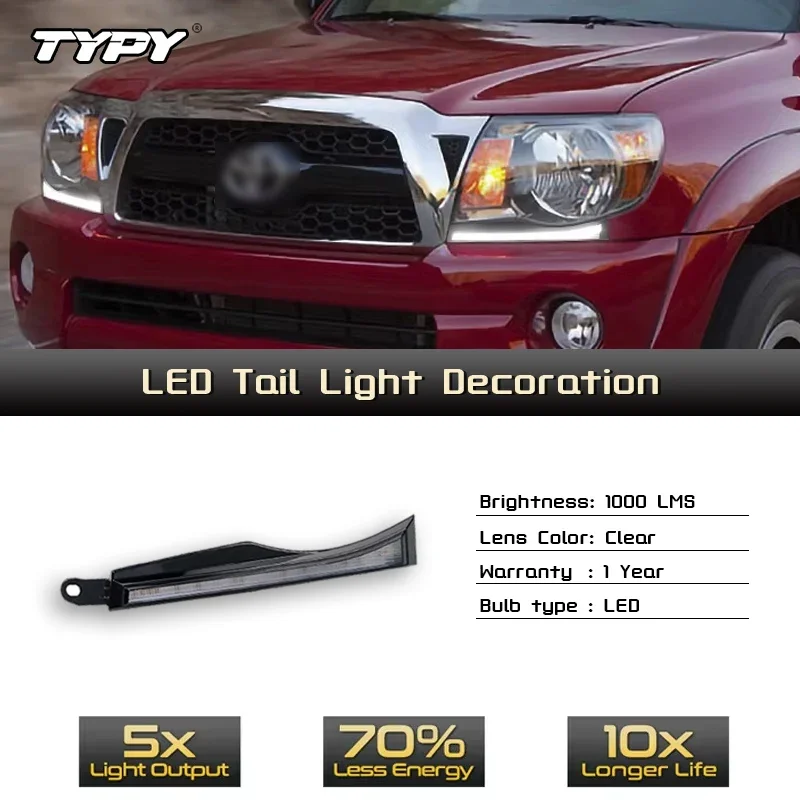

TYPY Car LED Fog Lamp for Toyota Tacoma 2005-2011 Car LED Daytime Running Light Dynamic Turn Signal Auto Accessories
