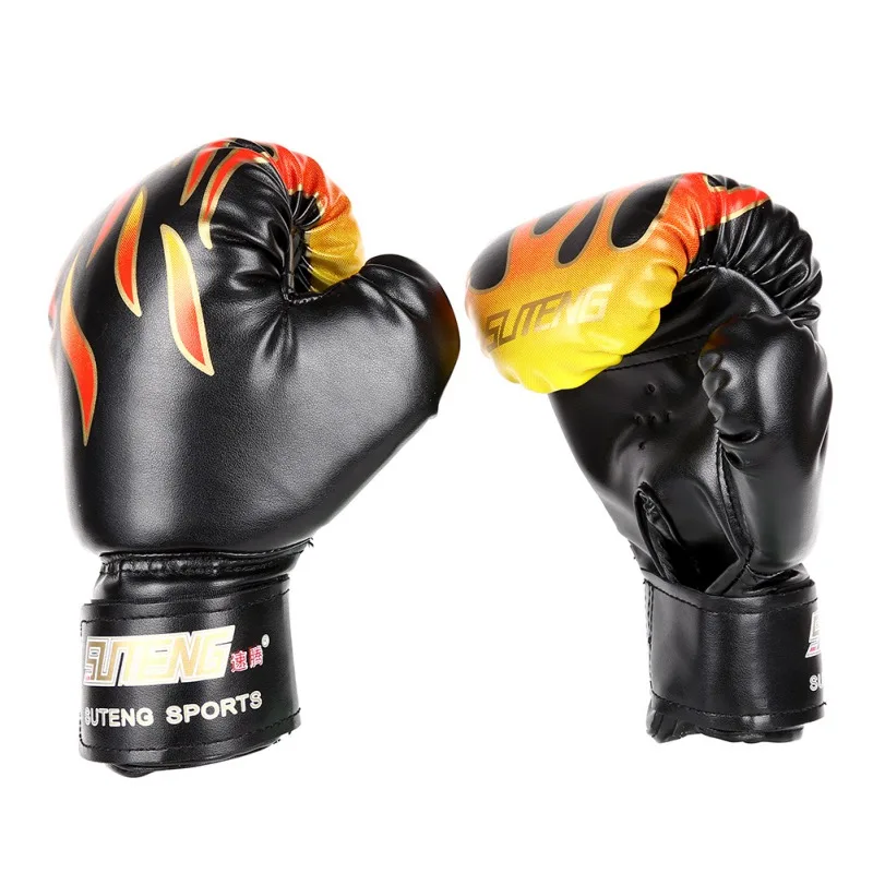 Boxing Gloves for Men PU Karate Muay Thai Guantes De Boxeo Free Fight MMA Sanda Training Adults Kids Equipment