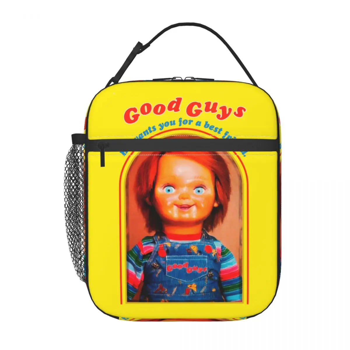 Good Guys Chucky Insulated Lunch Tote Bag for Women Child's Play Doll Resuable Cooler Thermal Food Lunch Box School