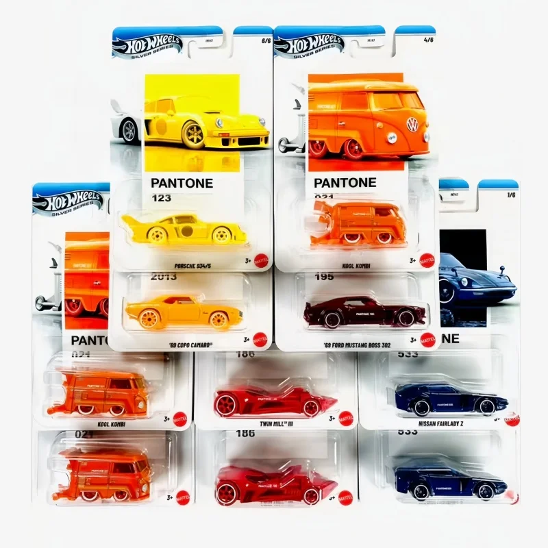 Hot Wheels – jouets de Collection originaux JKY47 Pantone série moulé sous pression, modèle Volkswagen Nissan Twin mill, voitures Surprise, en Stock