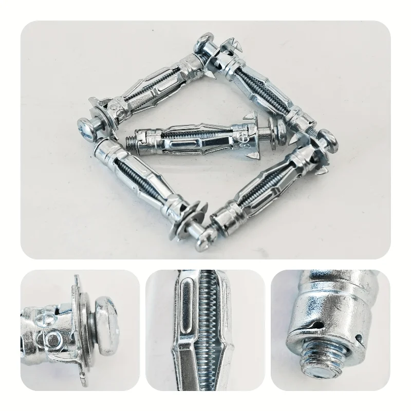 Metal Hollow Wall Anchors, Heavy Duty Expansion Bolt Screws, Cavity Wall Toggle Anchors, Plasterboard Drywall Fixing Screws