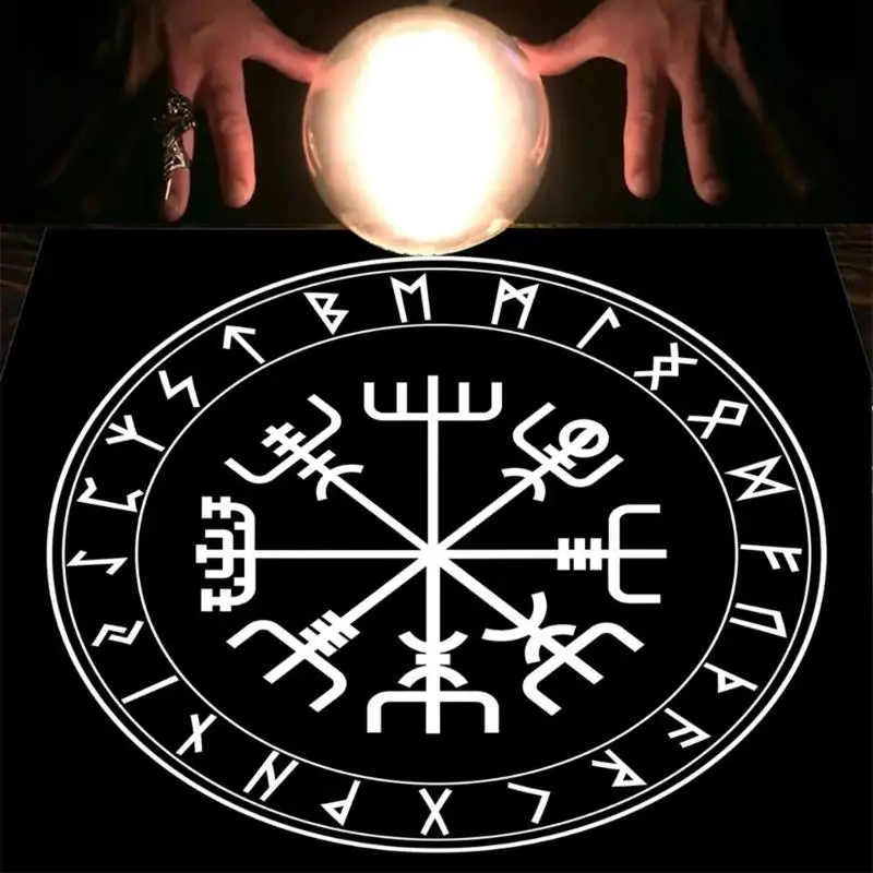 

652F Фланелевая скатерть Таро Астрология Руны Гадания Алтарные карты Ткань Крышка стола