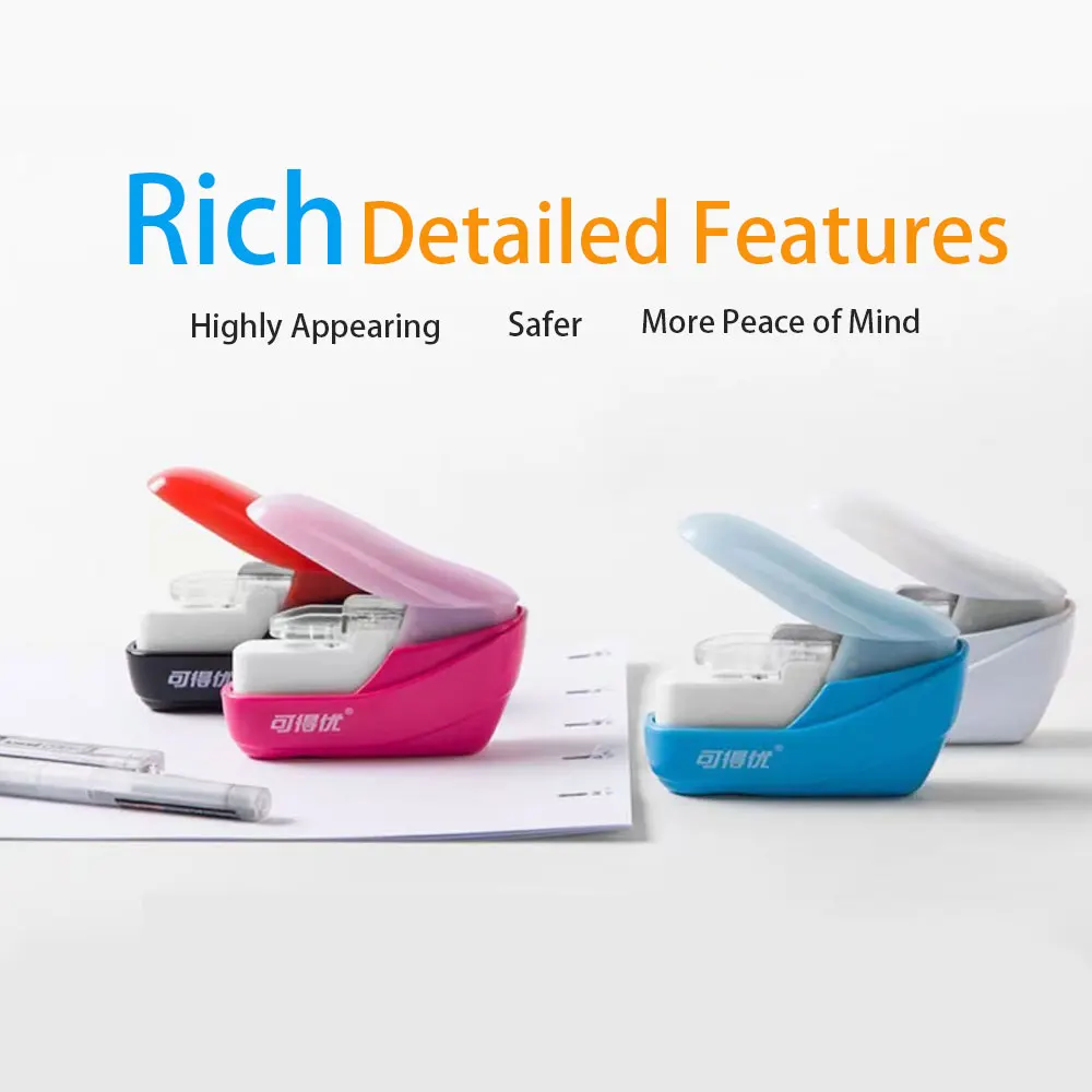 

1PC handheld mini stapler, binder paper binder, suitable for school, office and home use.