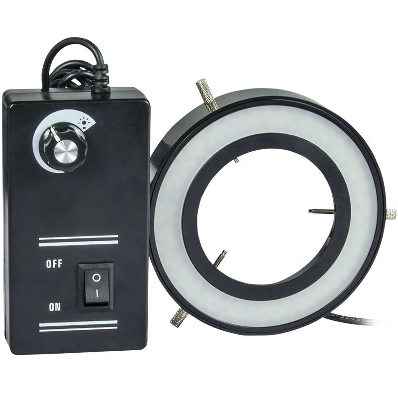 Microscope Adjustable Led Ring Light, Large Diameter Led Ring Light Source, Frosted Shadowless Ring Light