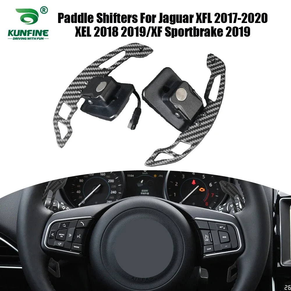 

Car Steering Wheel Paddle Shifters For Jaguar XFL 2017-2020 XF Sportbrake 2019 F-PACE 2016-2020 F-TYPE 2013-2024