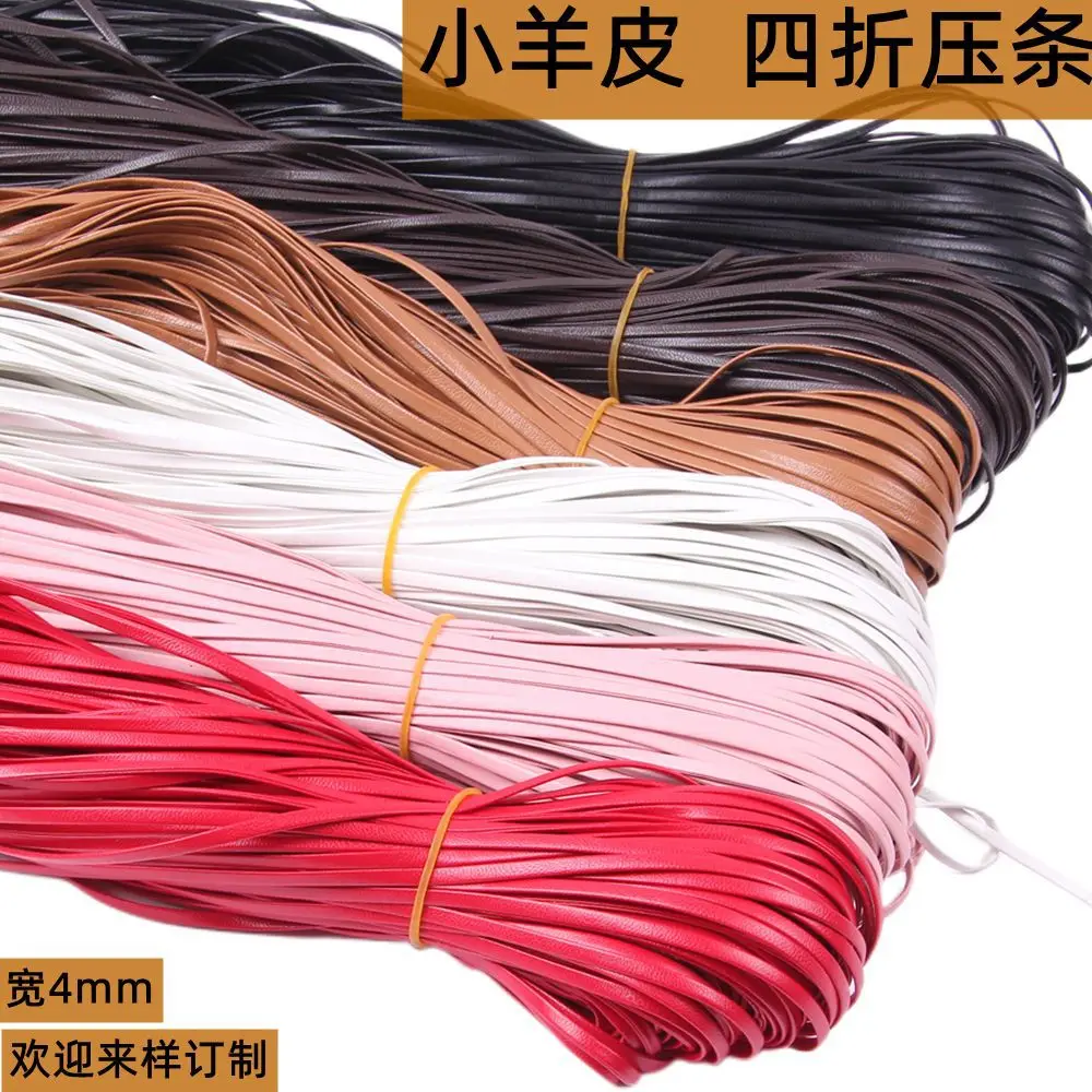 

Diy Punk 4mm Chain 60% Off Pressed Edge Lambskin Pu Leather Strap Handle Bag Edge Accessories