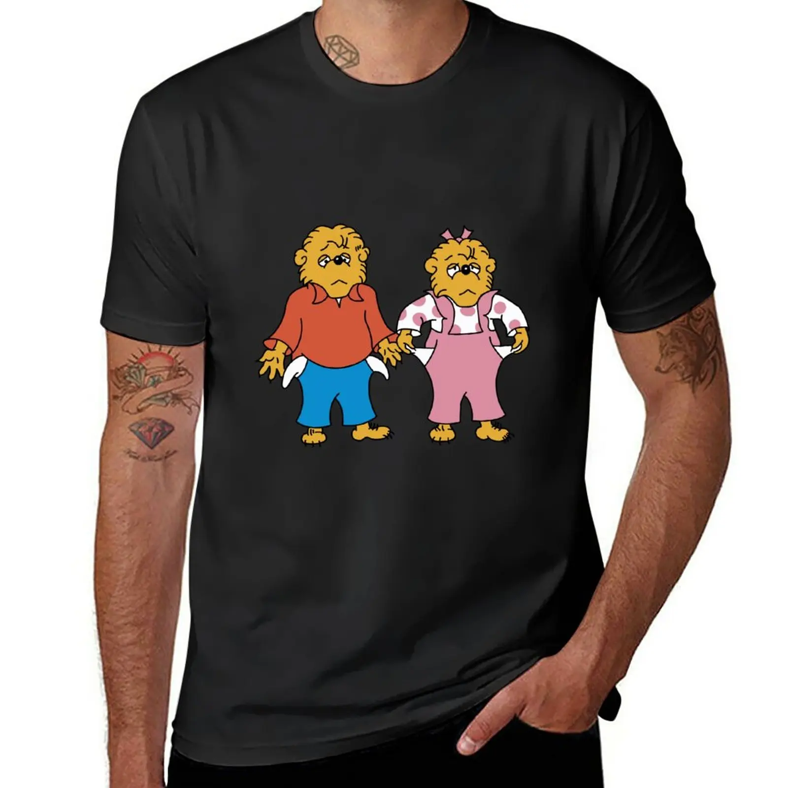 New Brother and Sister Berenstain Bears Broke T-Shirt sweat shirt blank t shirts graphics t shirt t shirt for men