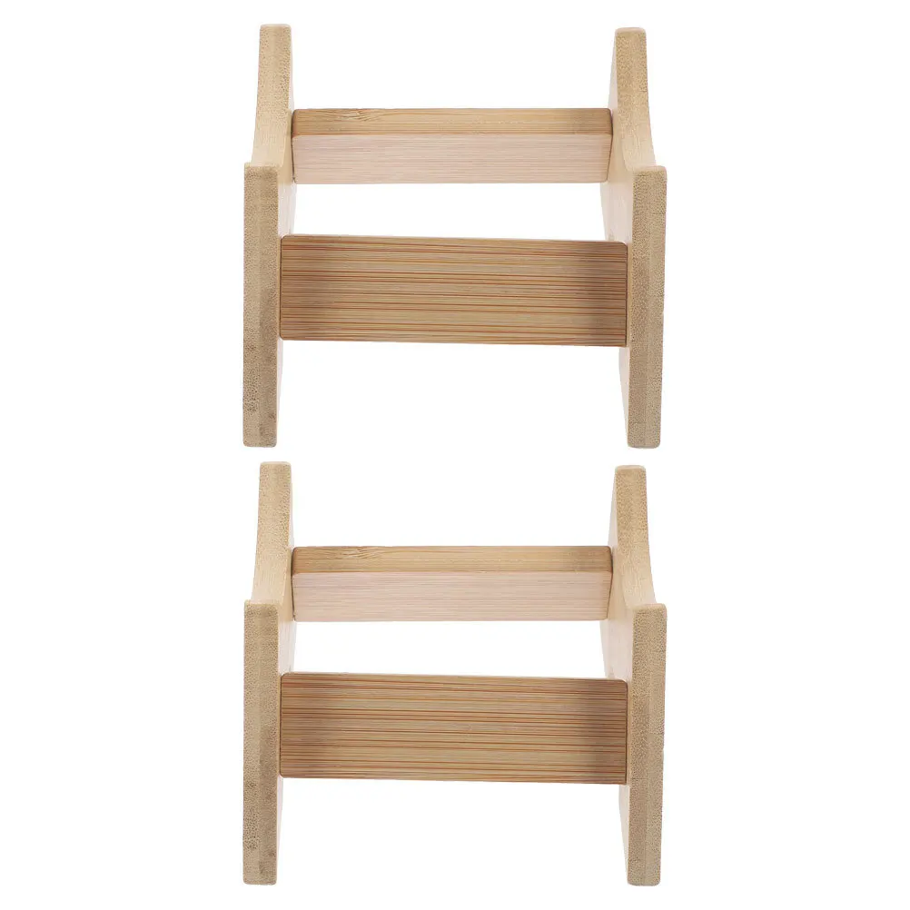 

2Pcs Beverage Dispenser Stand Wood Barrel Holder Stable Elegant Design Universal Fit Easy Maintenance Home Commercial