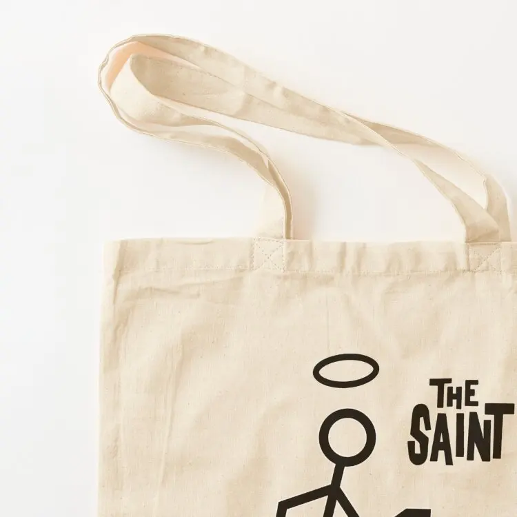 حقيبة كتف قماشية من THE SAINT 1 حقيبة كتف من القماش للتسوق على الشاطئ للسيدات