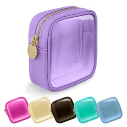 Transparent Waterproof Cosmetic Bag Women PVC Mini Storage Pouch Travel Portable Toiletry Case Multi-Function Makeup Organizer