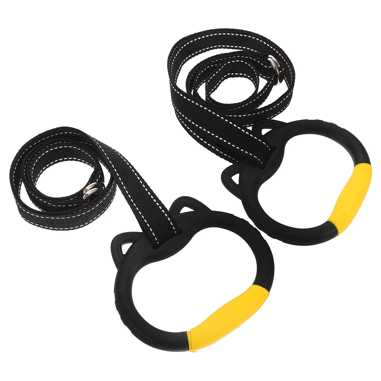 

1Set Gymnastics Rings Plastic for Home Pull Up Bar Gym Ring Bar Suspension Rings for Strength Fitness Pull Up Ring