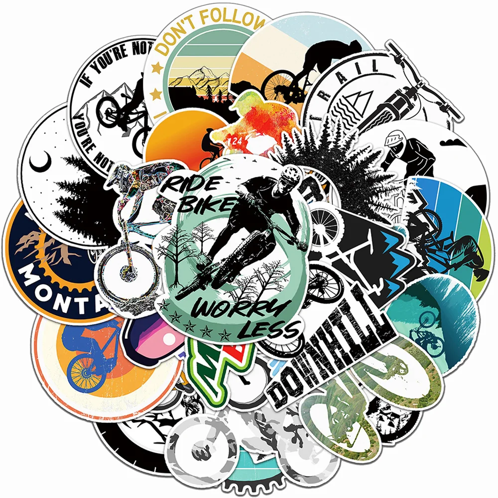 10/30/50 Pezzi Adesivi Graffit - Mountain Biking Cartoon recensione e prezzo