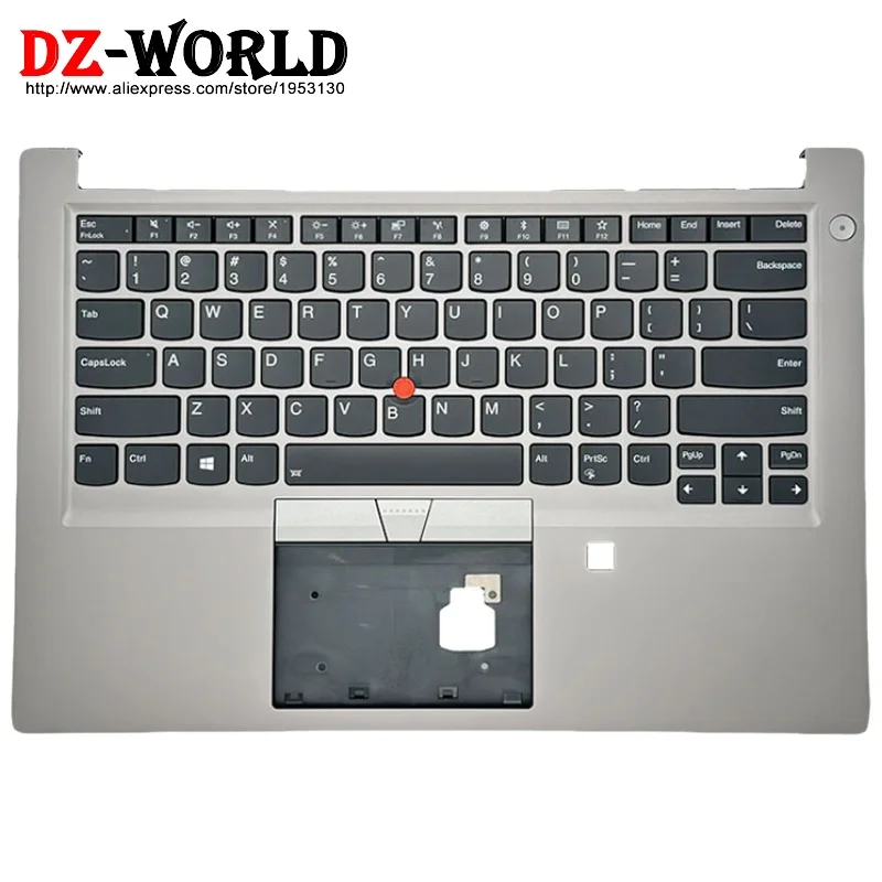 

For Lenovo Thinkpad E490s Keyboard Upper Case Palmrest Shell Cover Silver 02DL886