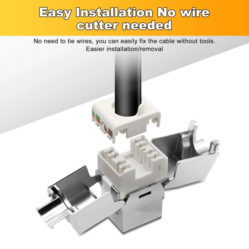CAT7 for Keystone RJ45 Module Socket LAN Cable Hot Sale in Stock