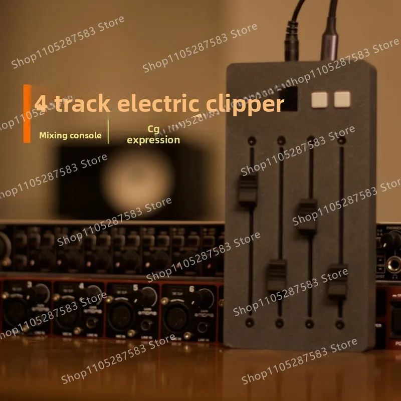 4-track electric fader mixer midi controller mixing volume automation cc expression envelope