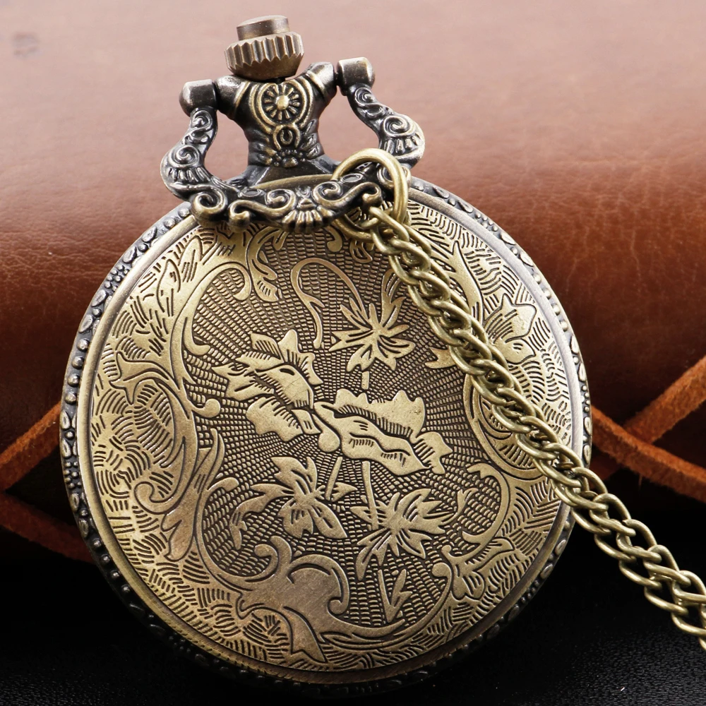 Strange Cotton Candy Dj Quartz Pocket Watch Vintage Men's and Women's Chain Necklace Pendant Accessories Clock Holiday Gift