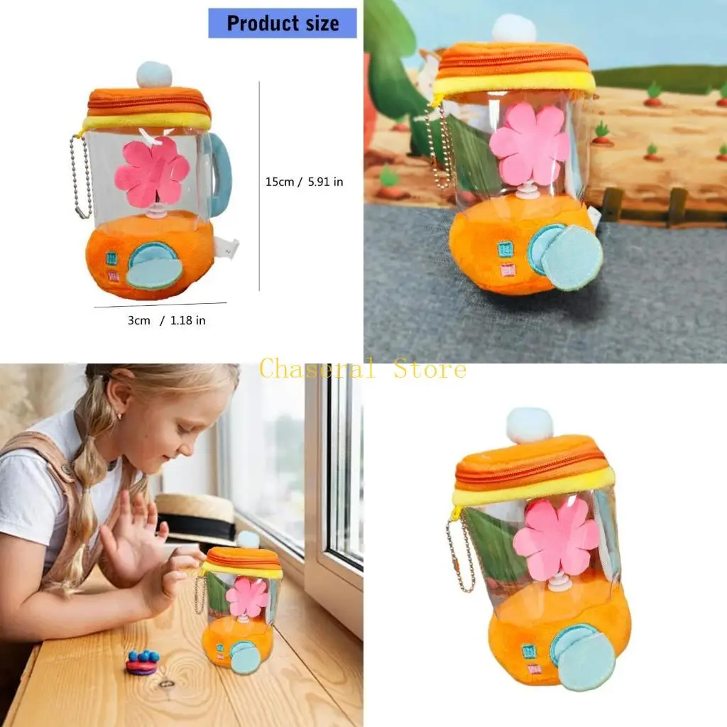 

E7CE Plush Carrot Toy Soft Juicer Plush Dolls with Pull String Designs for Children and Adult Popular Birthday Gift