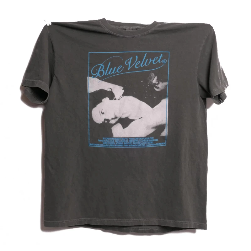 Camiseta quadrada padrão Twin Peaks Creator Avant Garde 100% algodão David Lynch Dennis Hopper Movie