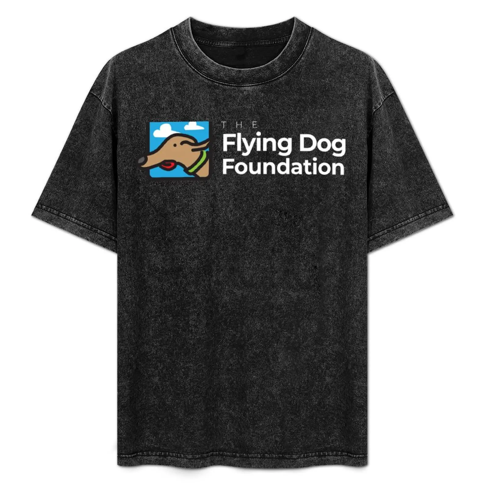 The Flying Dog Foundation Logo - White Type Essential T-Shirt vintage anime shirt boys whites oversized t shirts for men