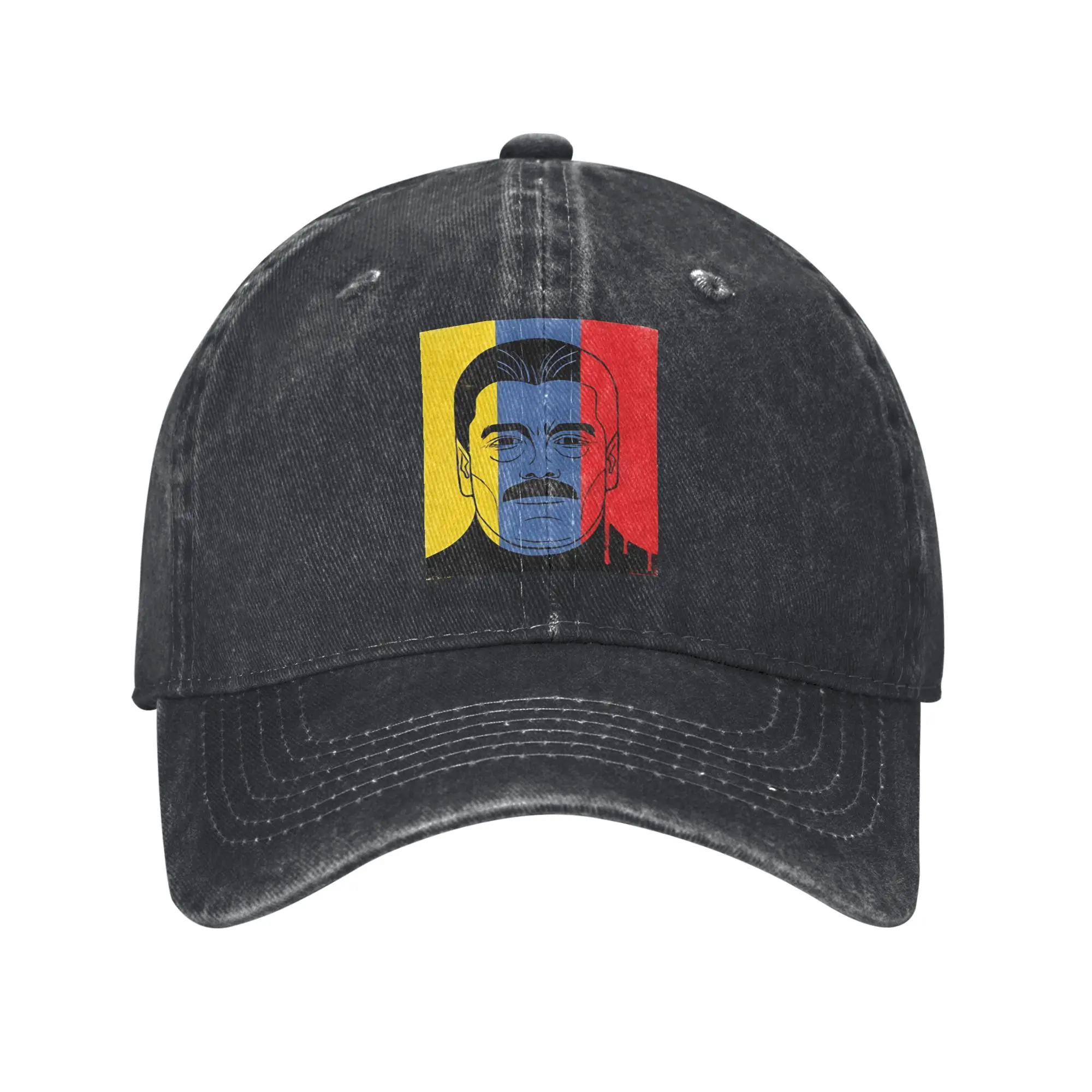 Baseball Cap Nicolás Maduro Portrait with Venezuela Flag  Political Art Spring Casual Trucker Hat Outdoor Sports Snapback Cap
