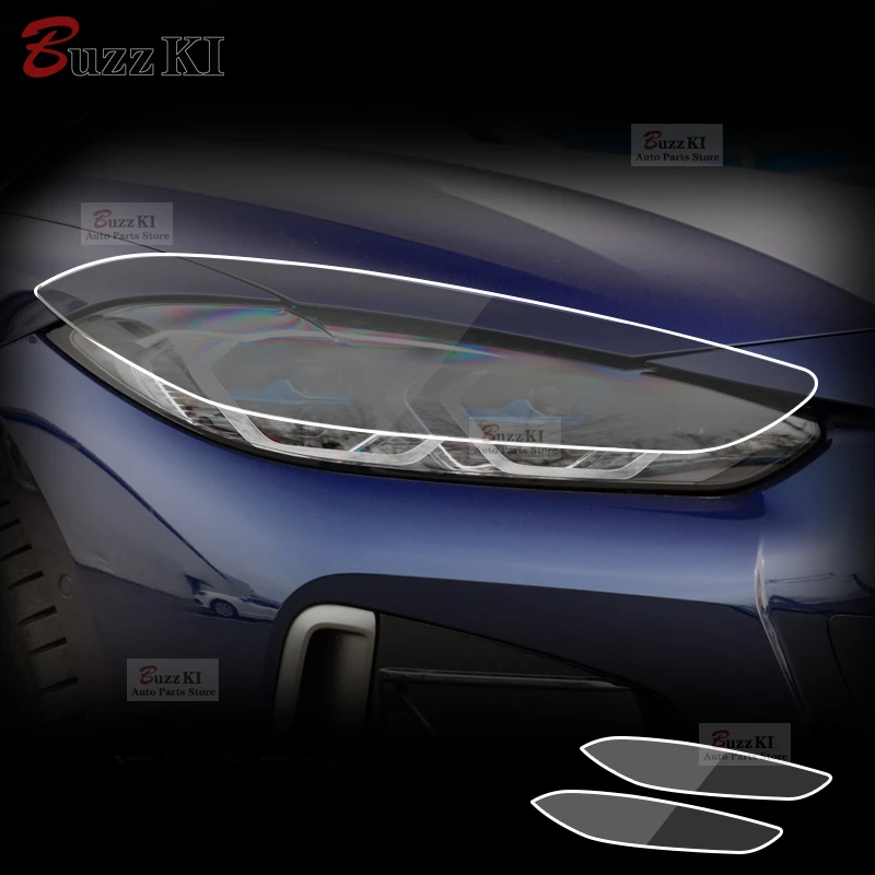 

Для BMW i4 2022, внешняя фара автомобиля, защитная пленка из ТПУ от царапин, ремонтная пленка против царапин, аксессуары для ремонта экстерьера автомобиля